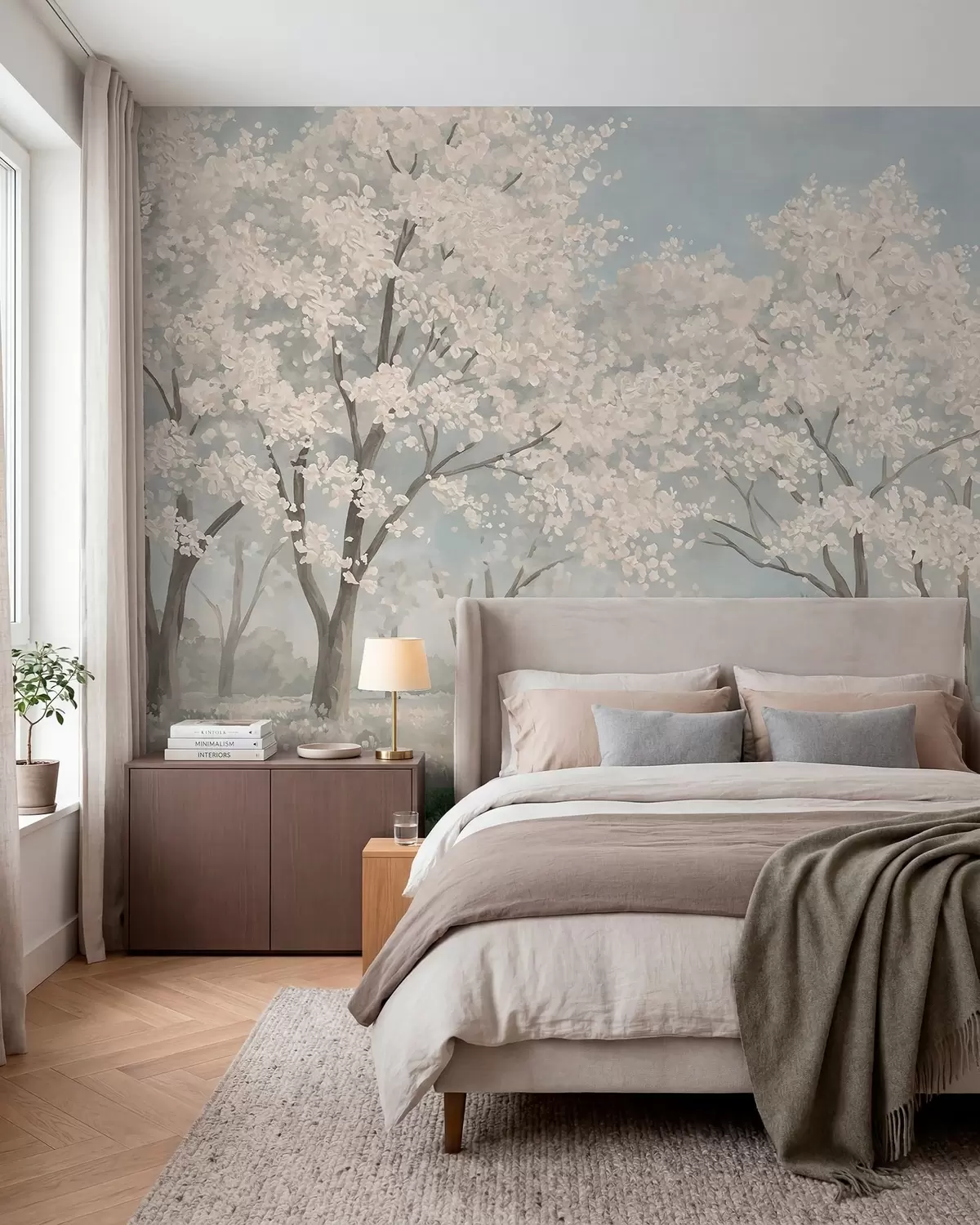 wall murals Voćnjak u proljeće w05897