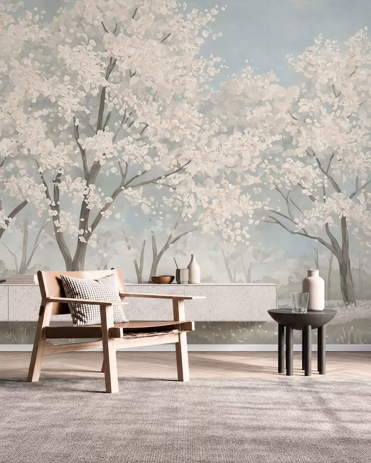 wall murals Voćnjak u proljeće w05897