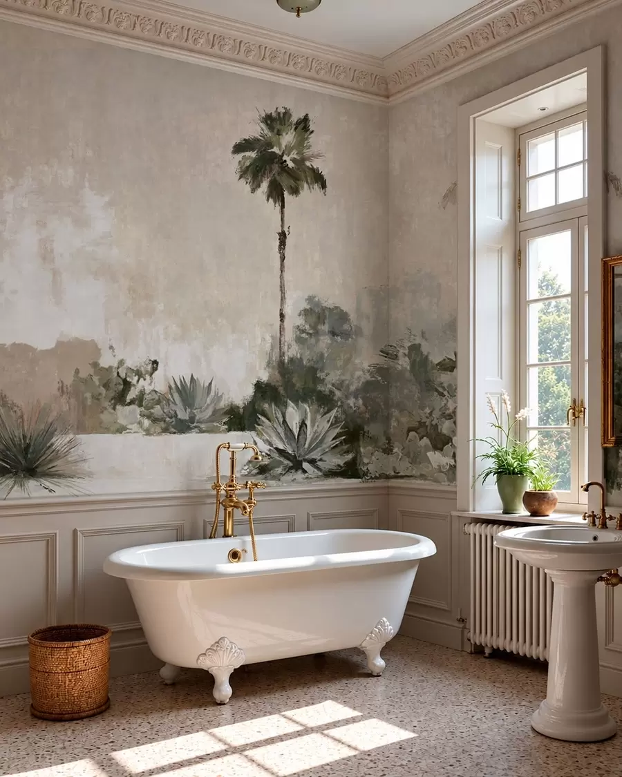 wall murals Palma u vintidž stilu w05921