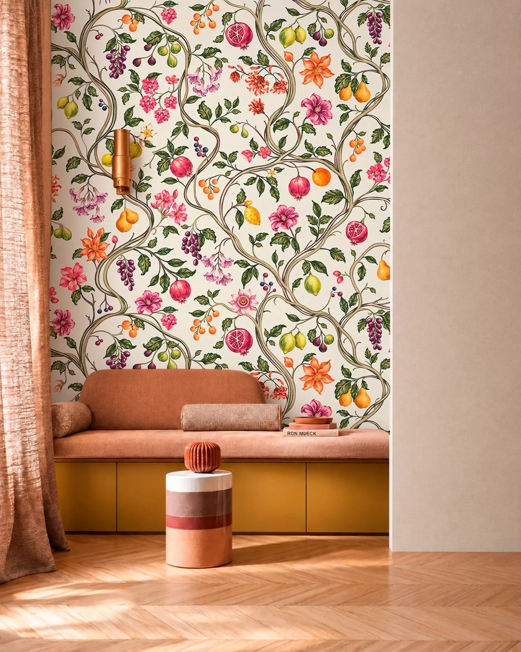 wall murals Ptice u voćnjaku w05862