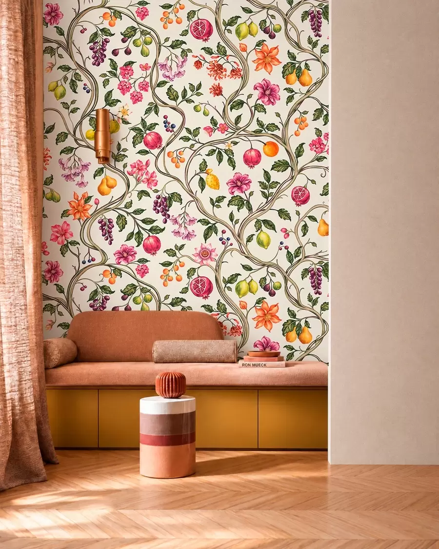 wall murals Ptice u voćnjaku w05862