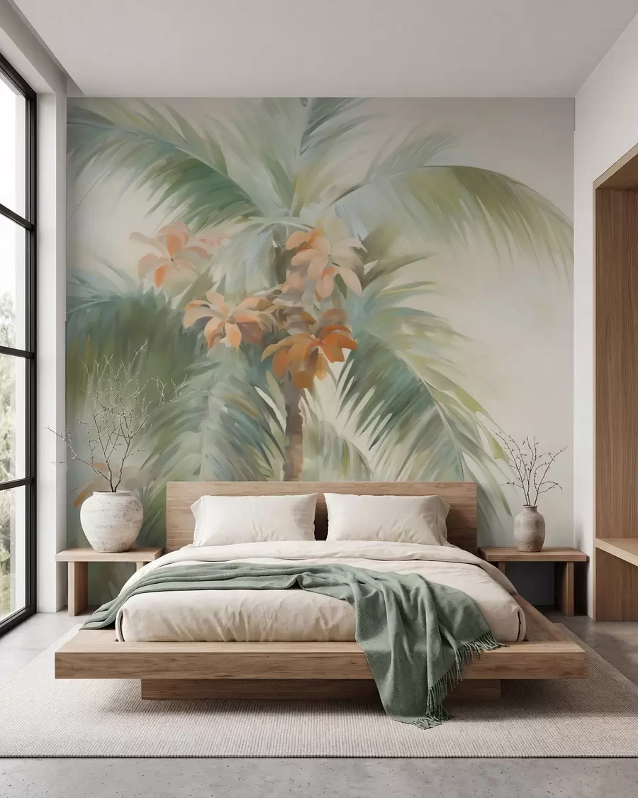 wall murals Palma u akvarelu w05876