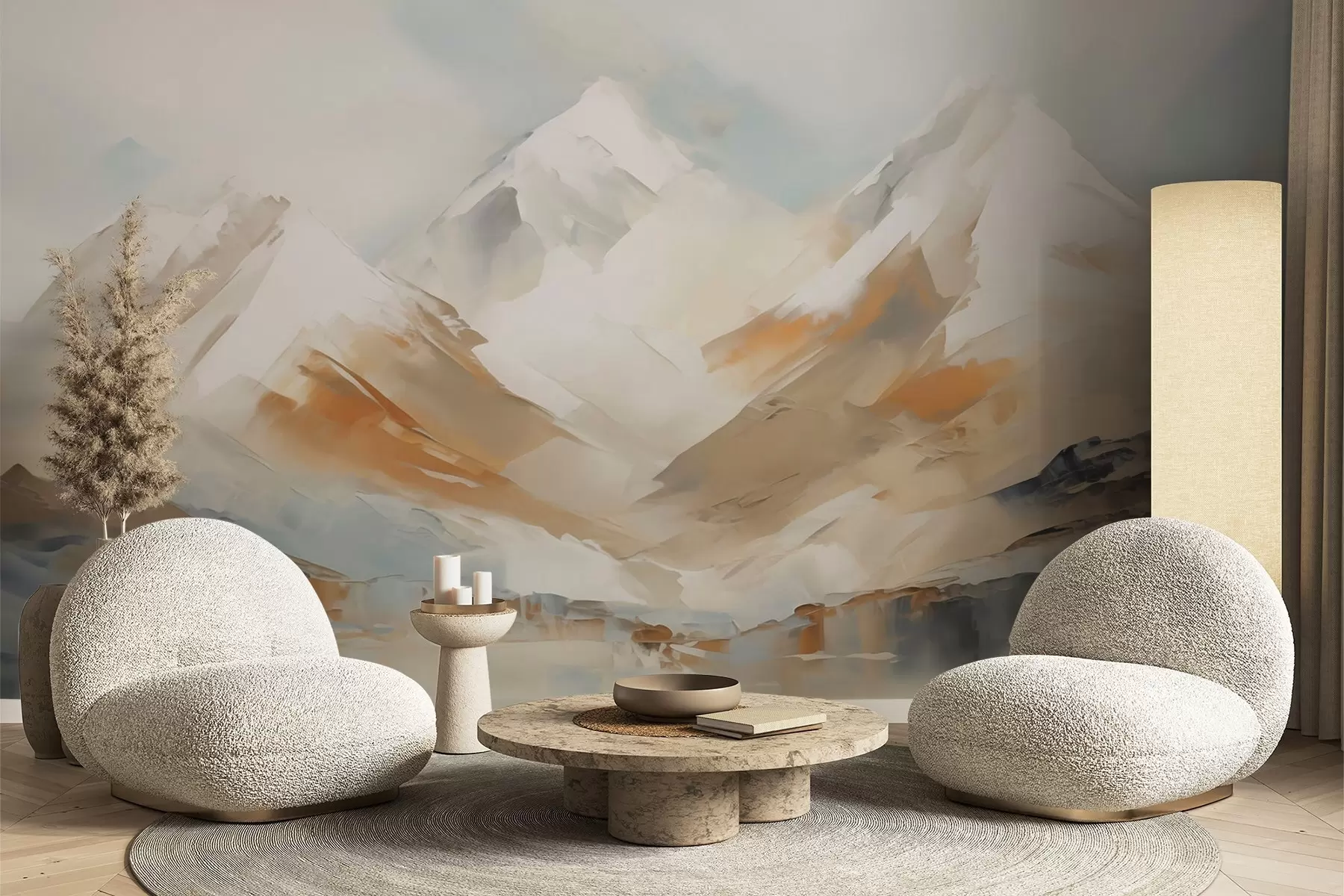 wall murals Планине, имитација сликарства w05904