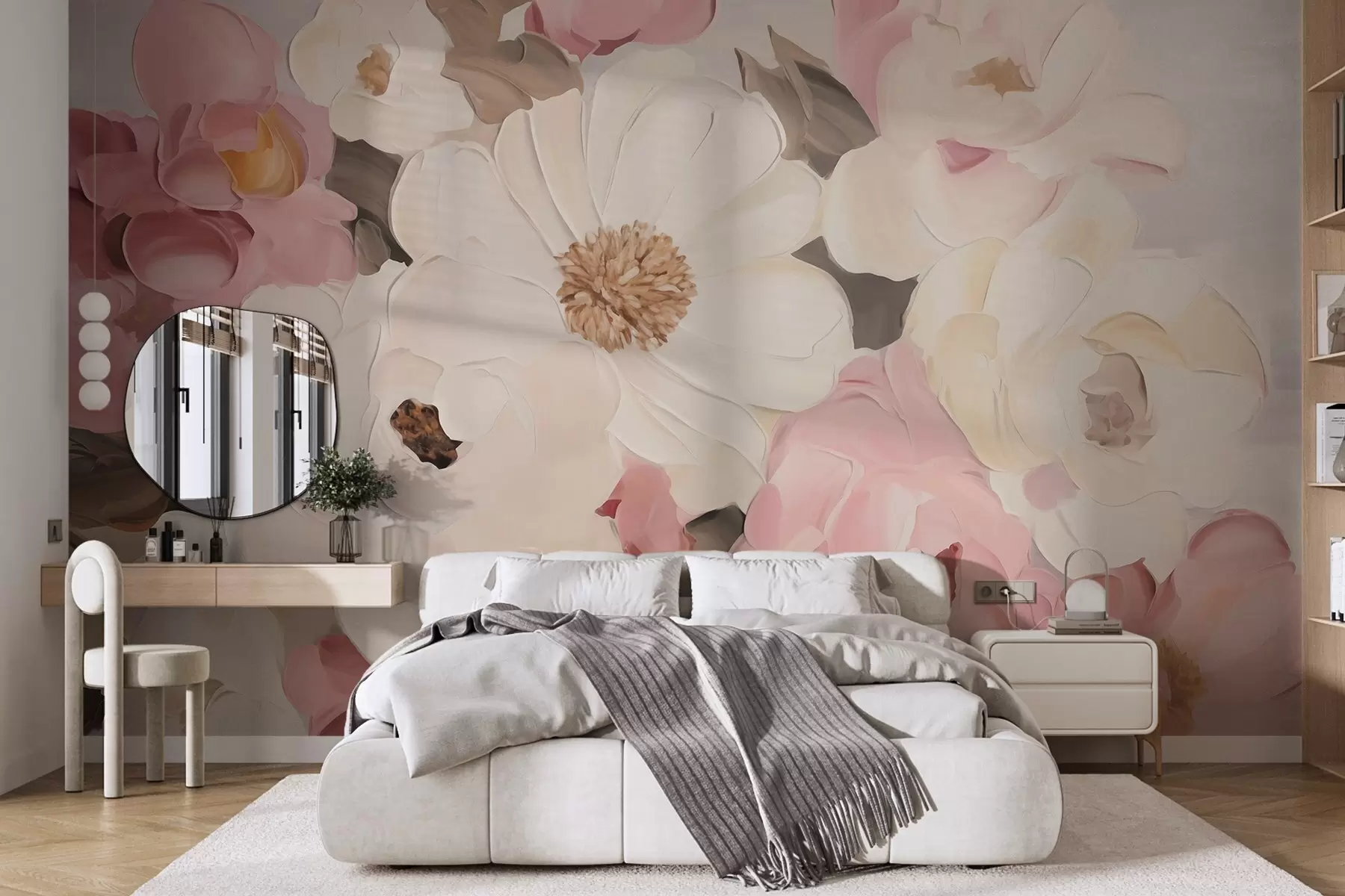 wall murals Апстрактно цвеће, имитација слике w05905