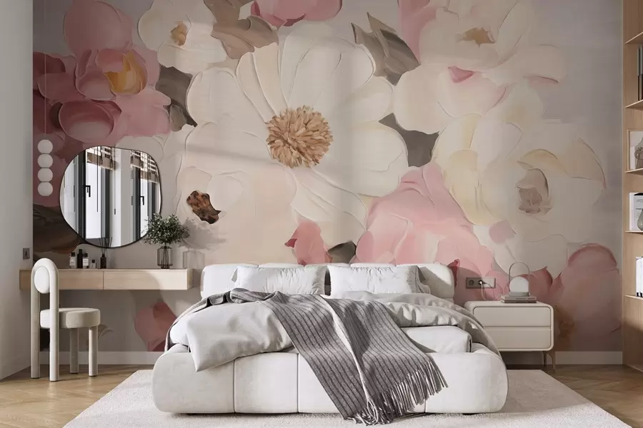 wall murals Апстрактно цвеће, имитација слике w05905