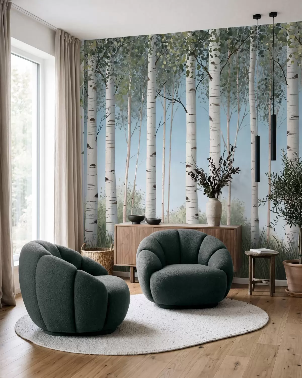 wall murals Breze u azurnim tonovima w10047
