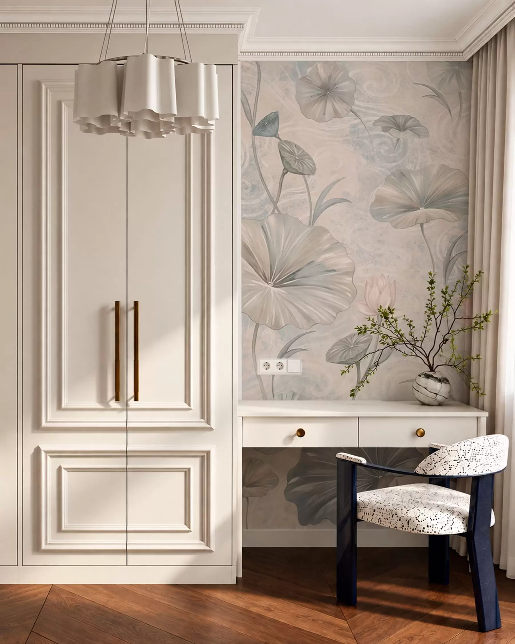 wall murals Lotos u pastelnim tonovima w05808