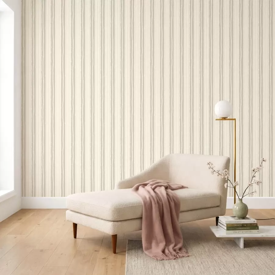 wall murals Текстуриране вертикалне кремасте и светло беж пруге a01268v2