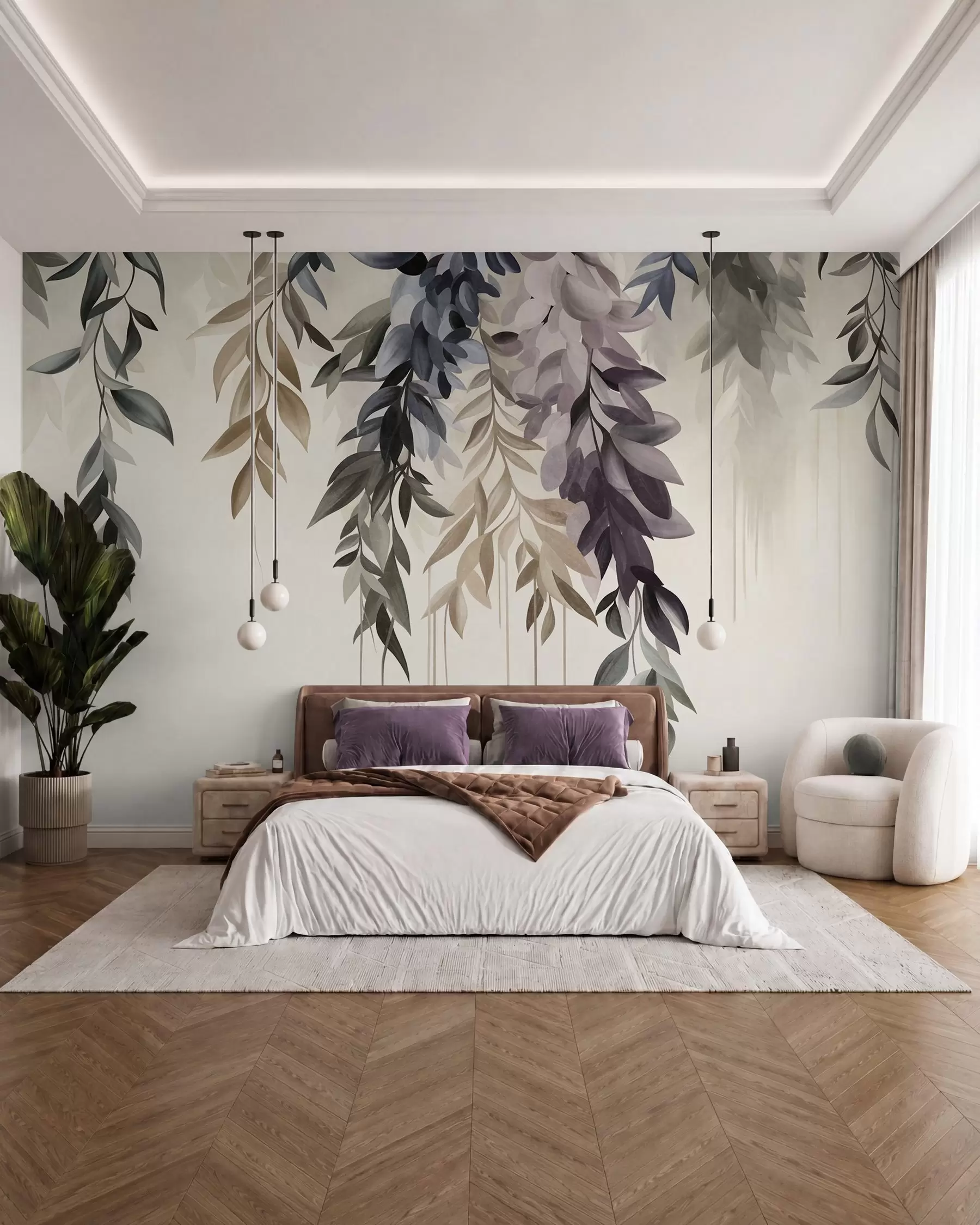 wall murals Viseće lišće w10057