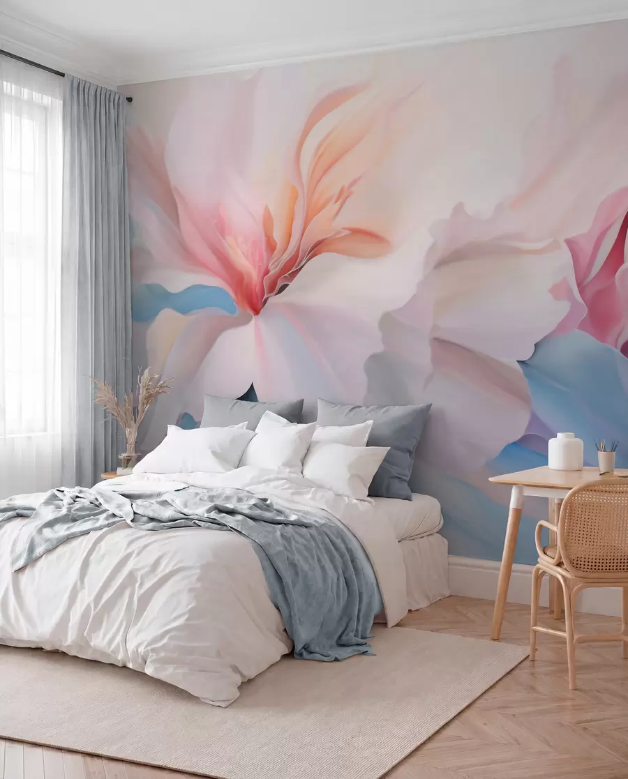 wall murals Latice u puder roze w05932