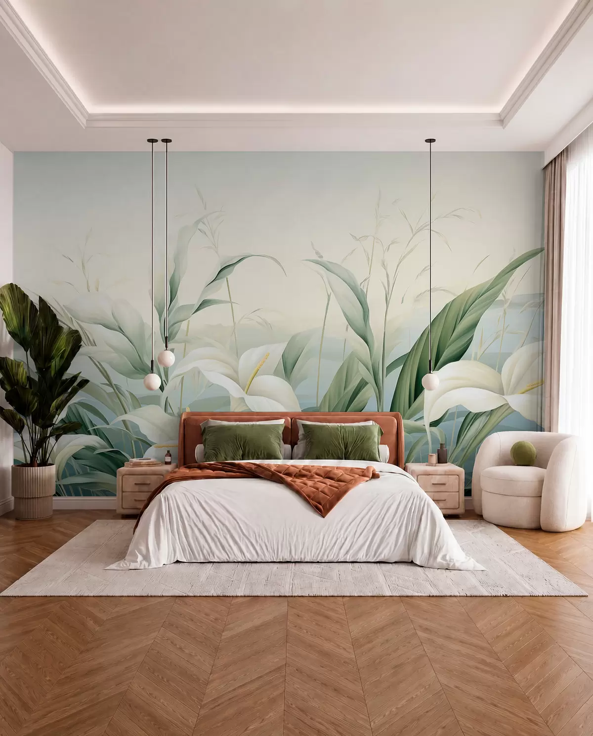 wall murals Vrt kala w05916