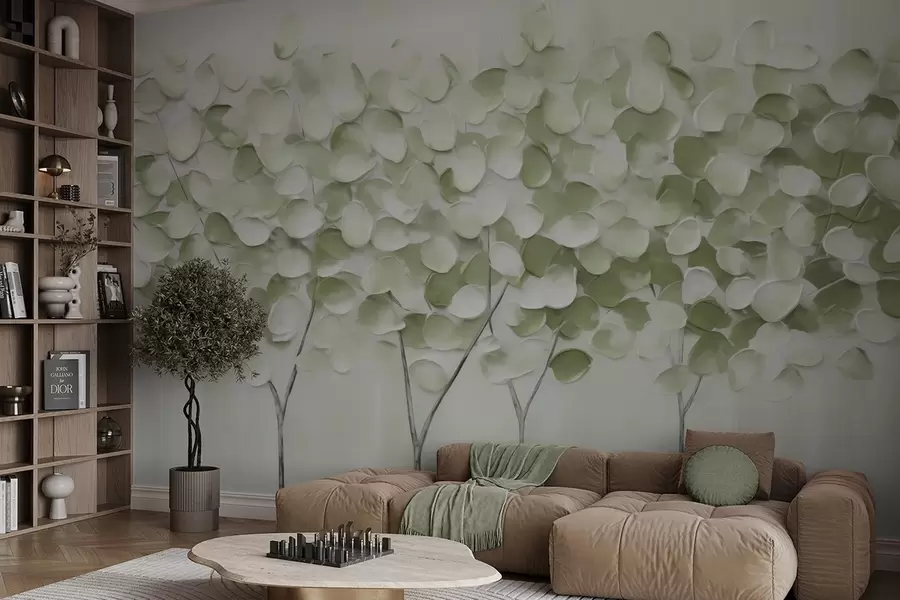 wall murals Стилизовано дрвеће, имитација слике w05942v1