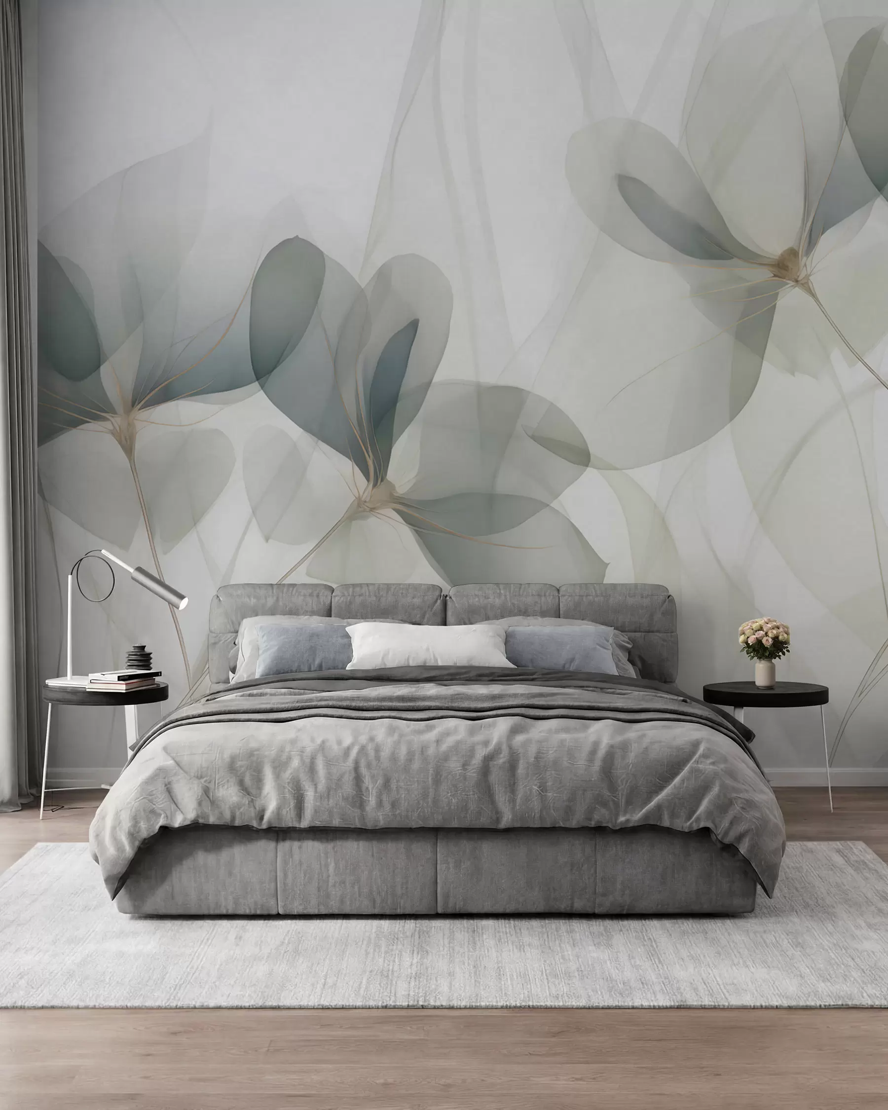 wall murals Latice u boji žalfije w05952