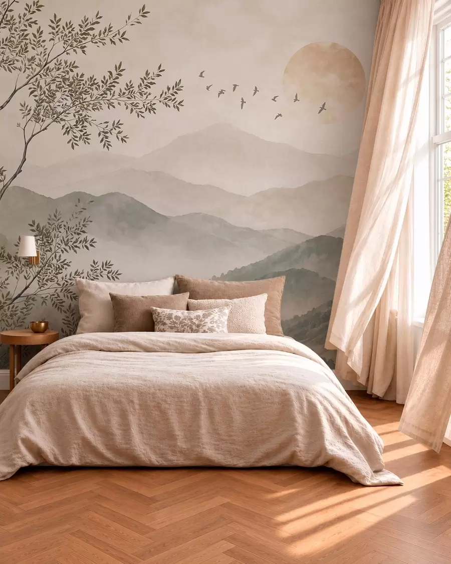 wall murals Planine u zoru w05924