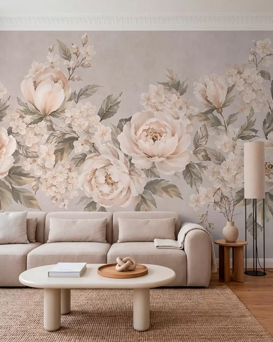 wall murals Buket u vintidž stilu w05926