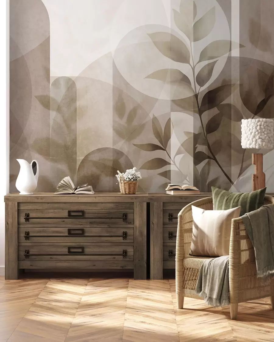 wall murals Lišće i lukovi w10088