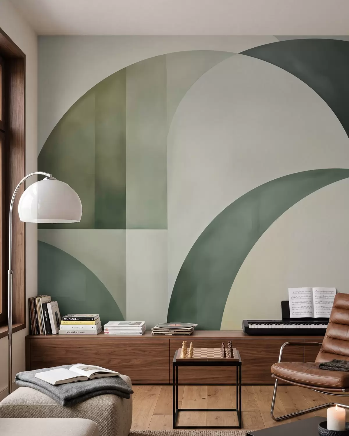 wall murals Lukovi u zelenom w05943