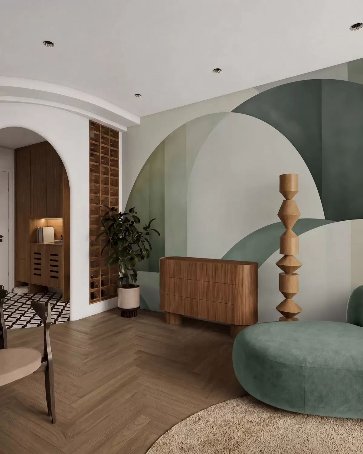 wall murals Lukovi u zelenom w05943