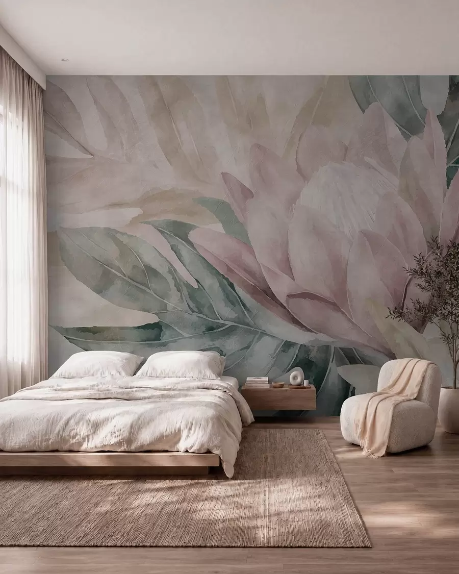 wall murals Rascvjetali cvjet w09988