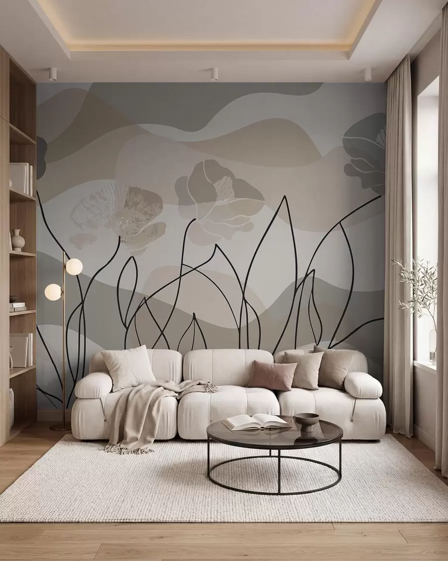 wall murals Cvjetna skica w09989