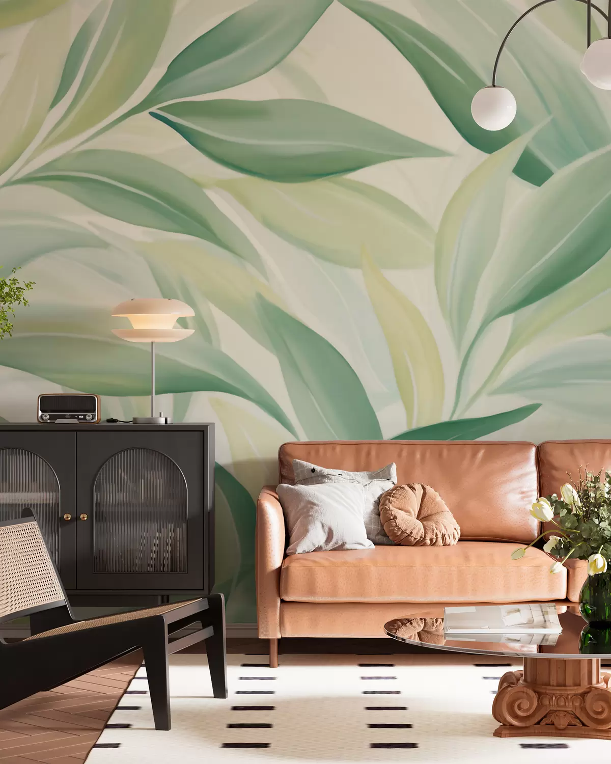 wall murals Lišće na povjetarcu w05977