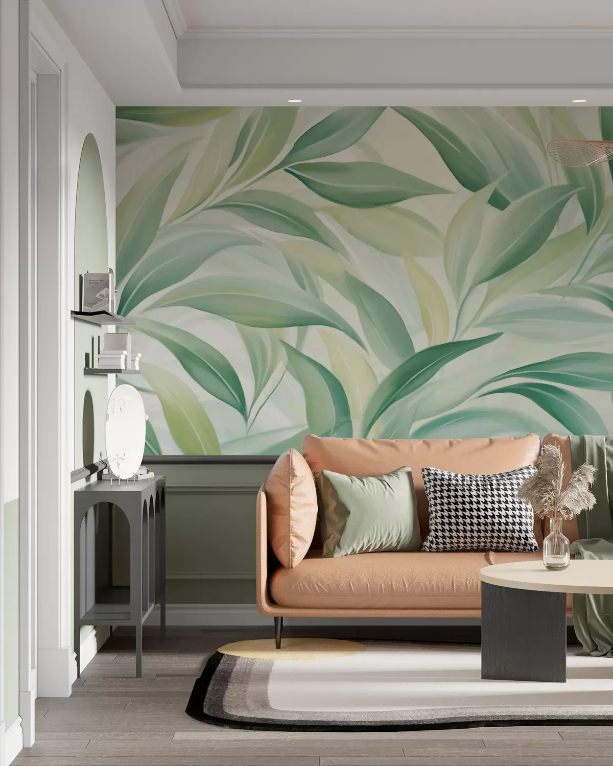 wall murals Lišće na povjetarcu w05977