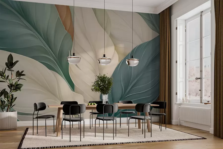 wall murals Шпиљасти листови w05981