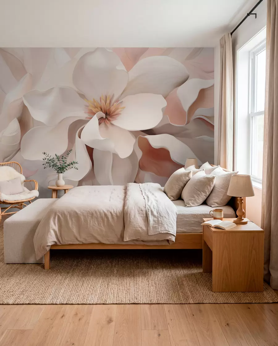 wall murals Latice u boji breskve w05985