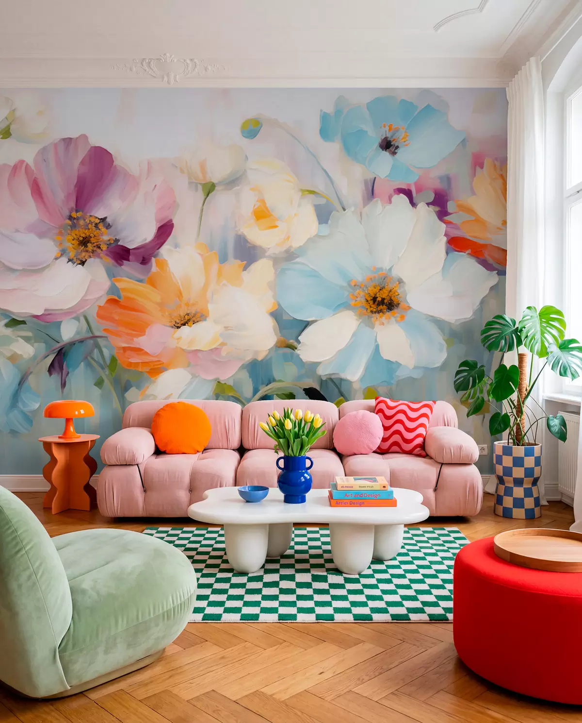 wall murals Поље цвећа w05827