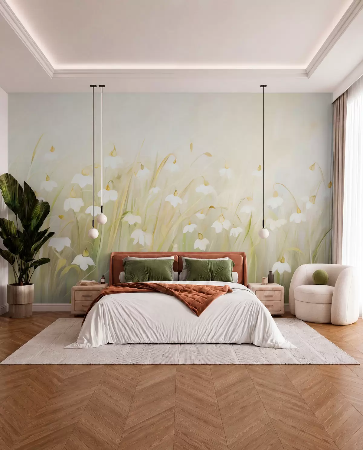 wall murals Вилдфловерс w05830