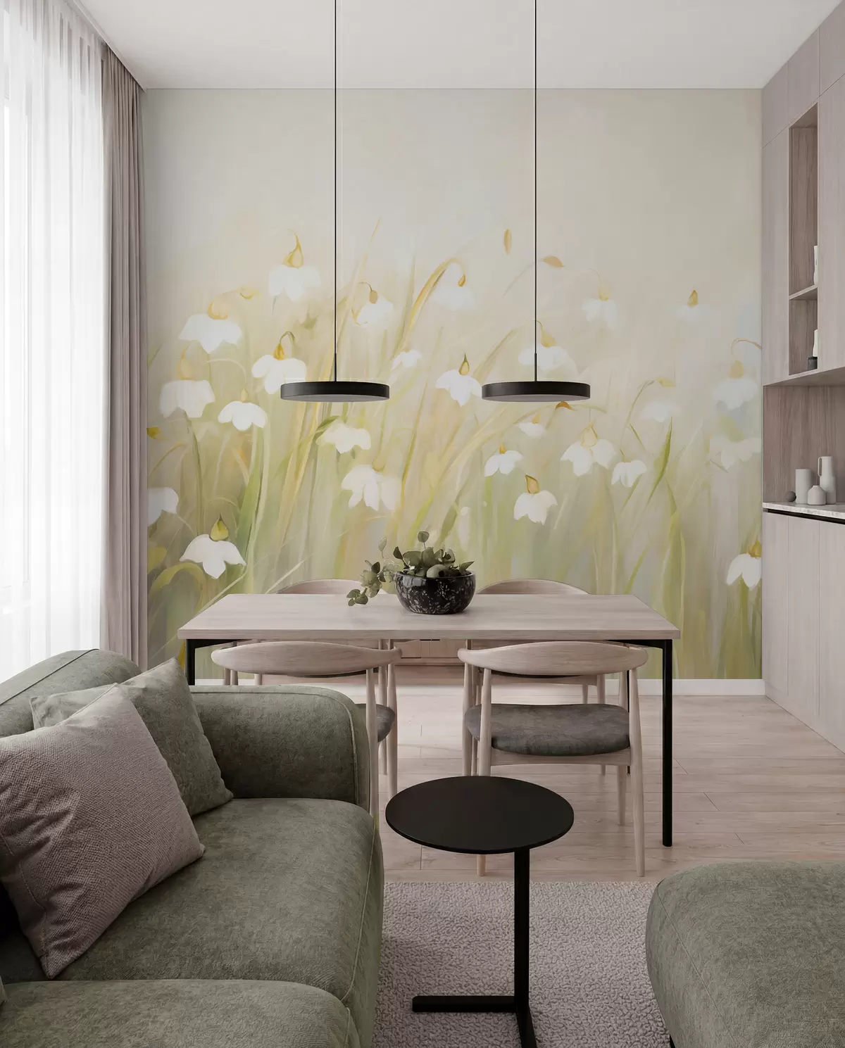 wall murals Вилдфловерс w05830