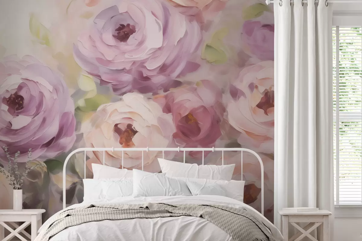 wall murals Апстрактне руже, имитација слике w05996