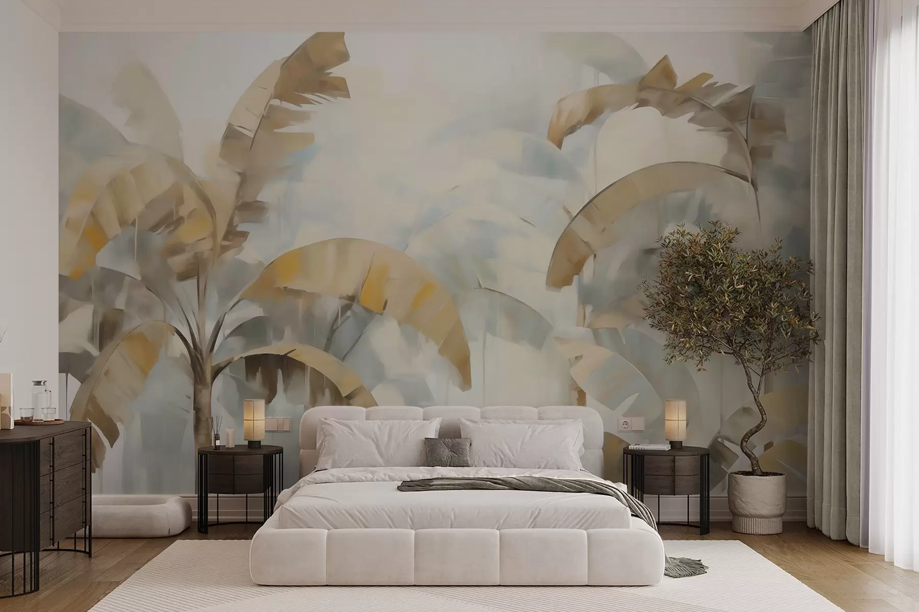 wall murals Апстрактне палме, имитација слике w05997