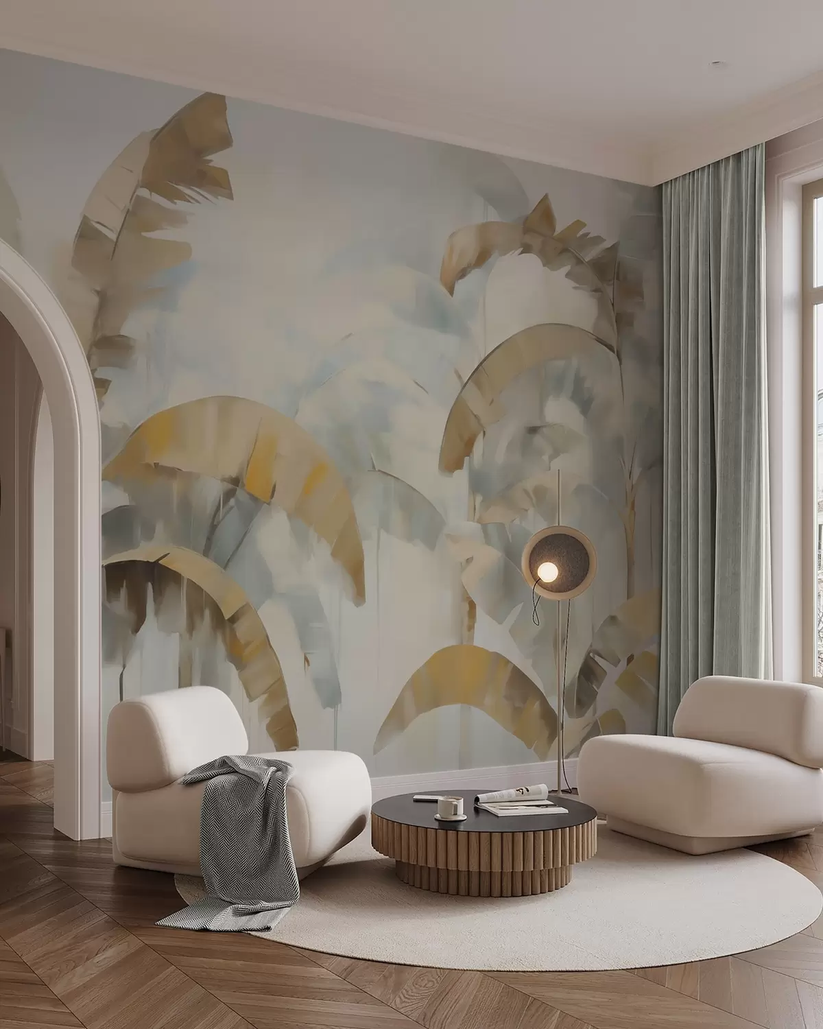 wall murals Апстрактне палме, имитација слике w05997