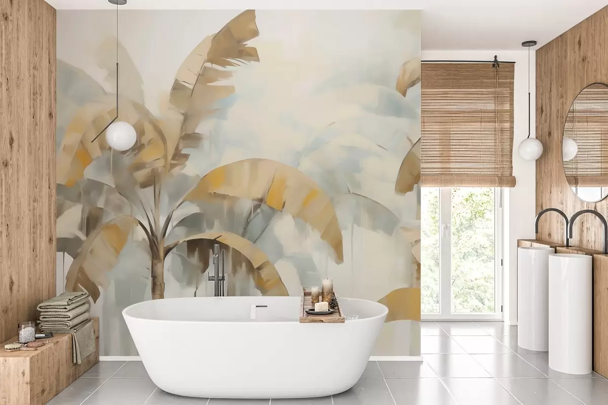 wall murals Апстрактне палме, имитација слике w05997