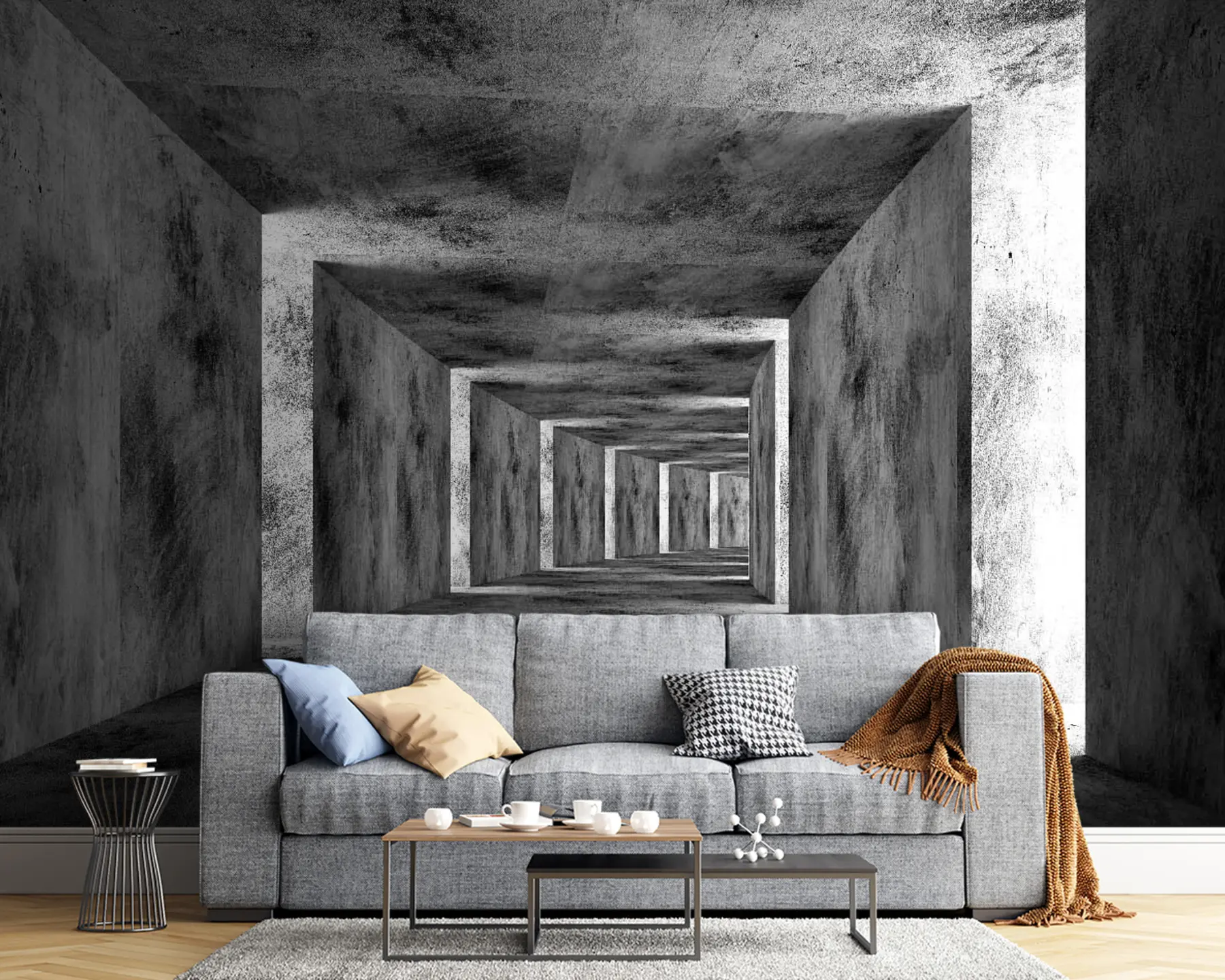 wall murals Дрво, црно-бели е стил u45797