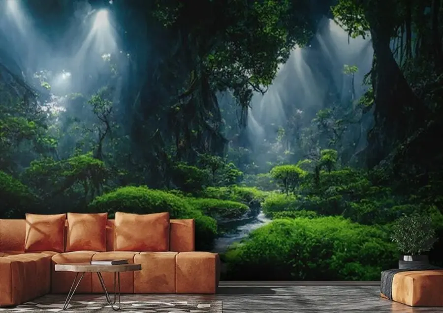 wall murals Природни шумски пејзаж u72430