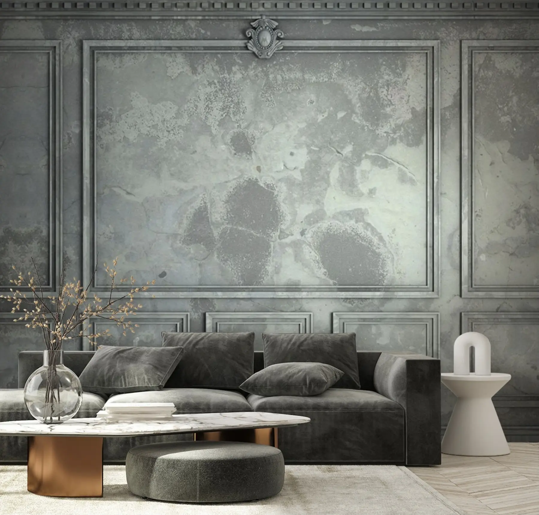 wall murals Браон, дрво и правоугаоник u72626
