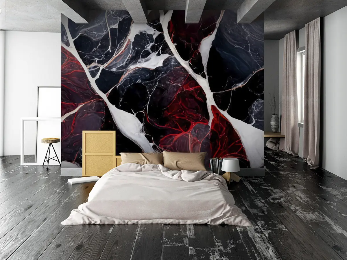 wall murals Тамно мермер u72879