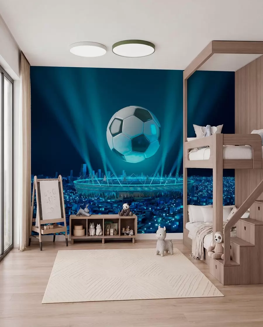 wall murals Stadion pod plavim svjetlima u72793