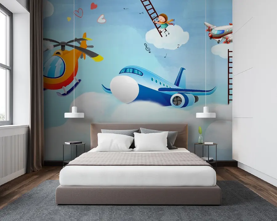 wall murals Небо, авион и производ u36189