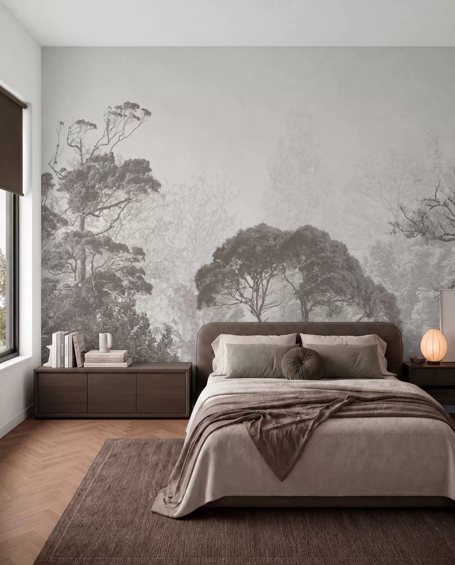 wall murals Šuma u skici u79824