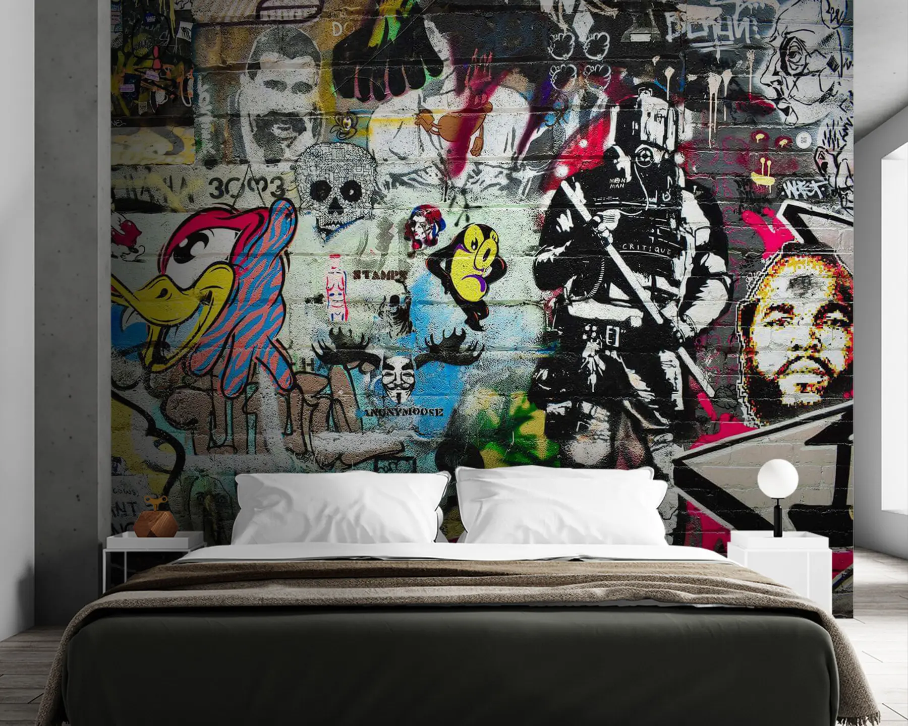 wall murals Графити, уметност и фонт u12434