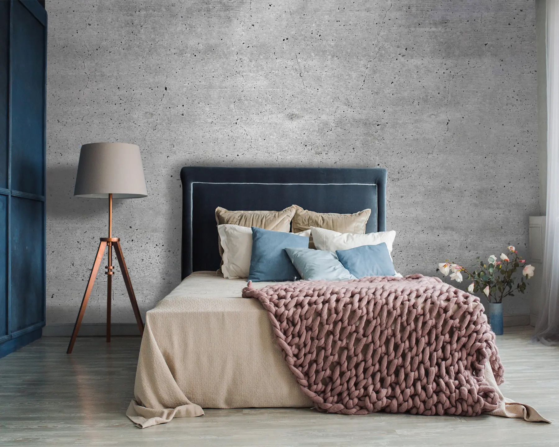 wall murals Сива, узорак и бетон u13522