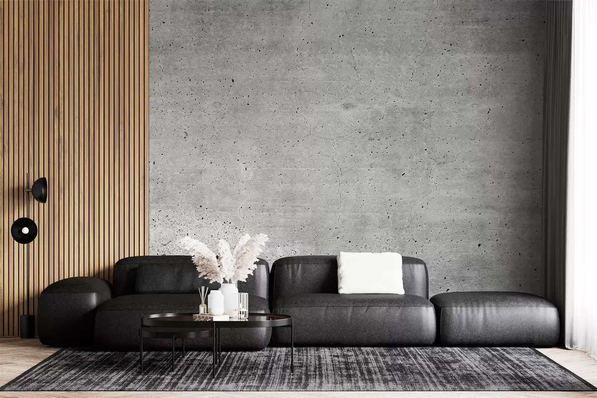 wall murals Сива, узорак и бетон u13522