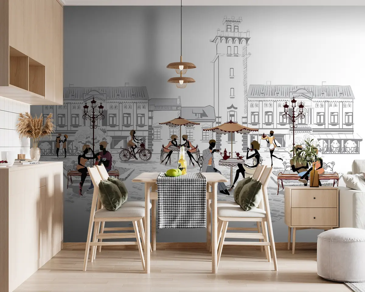 wall murals Урбани дизајн, фонт и уметност u56109