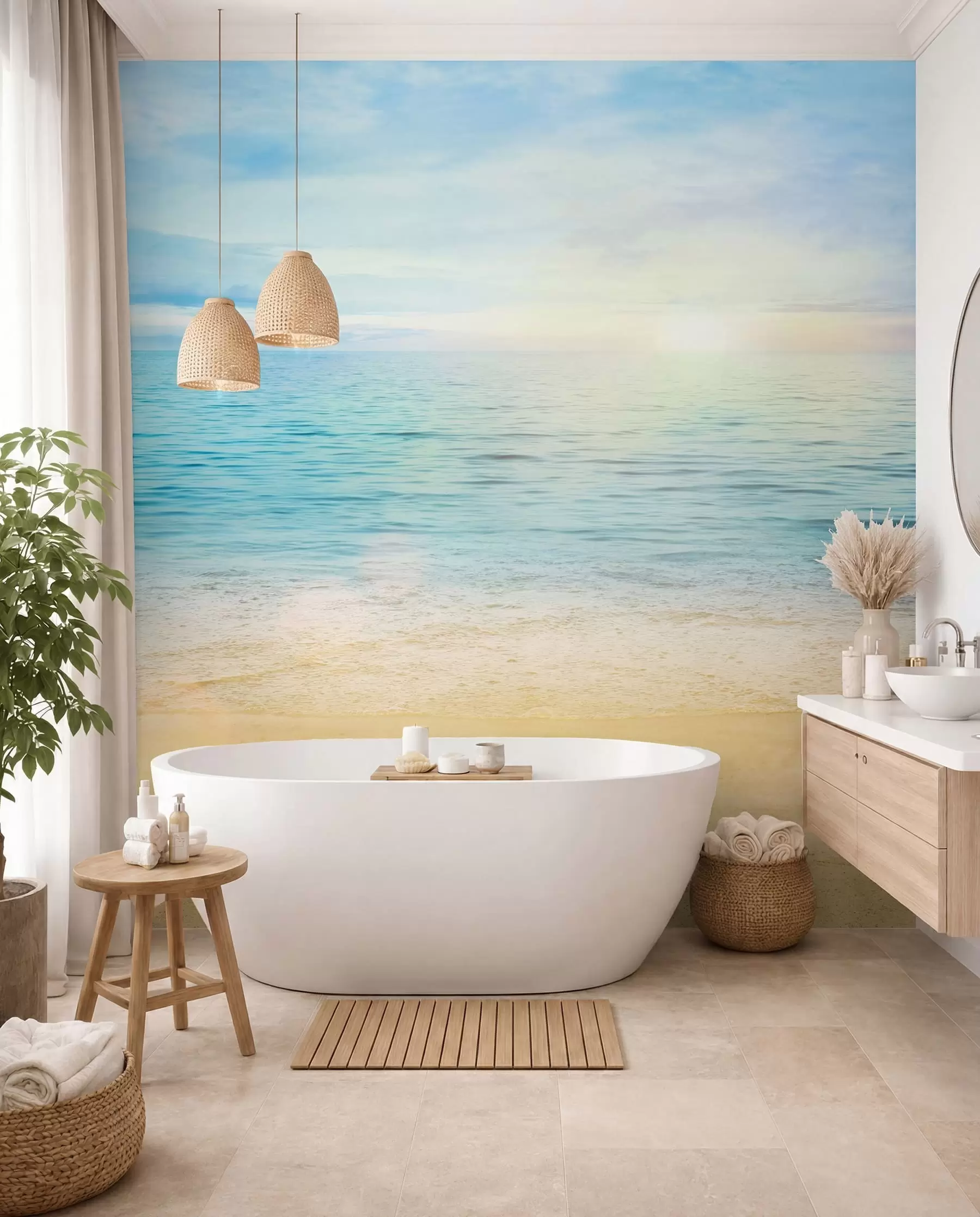 wall murals Вода, облак и небо u57176