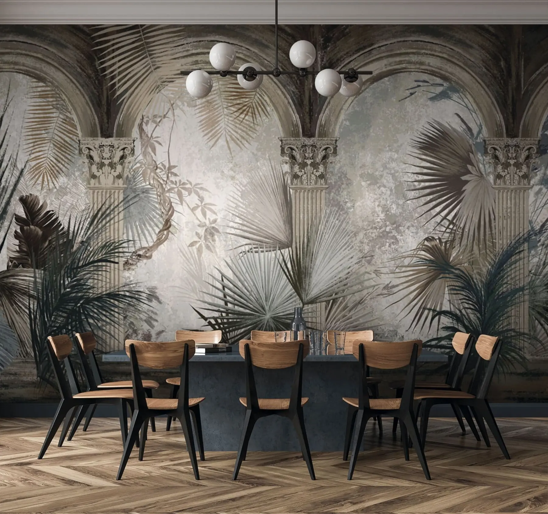 wall murals Класични лукови у џунгли u73798