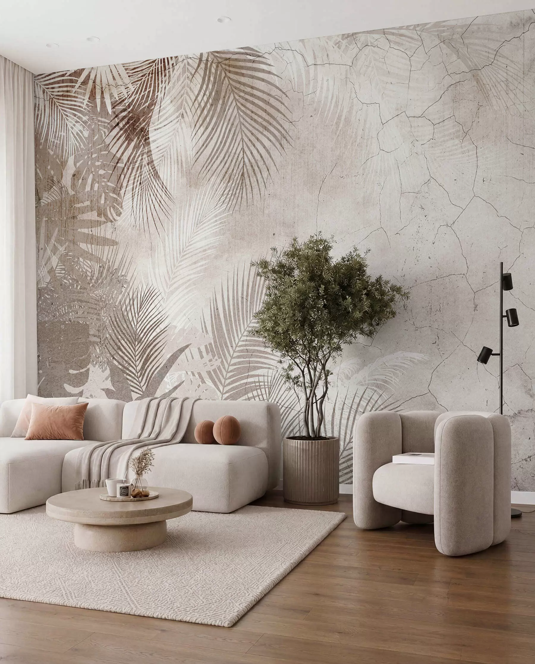 wall murals Palmina patina u pješčanoj u73583