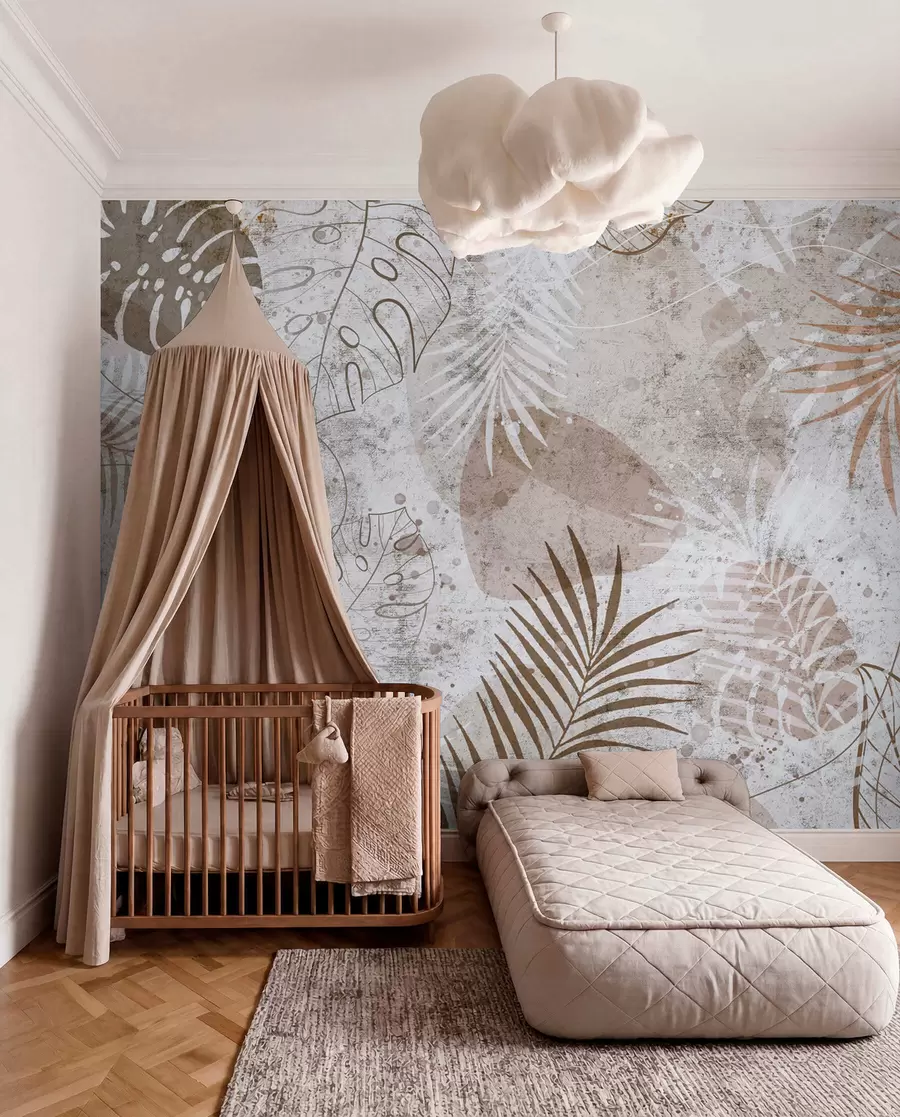 wall murals Urezani tropski listovi u73584